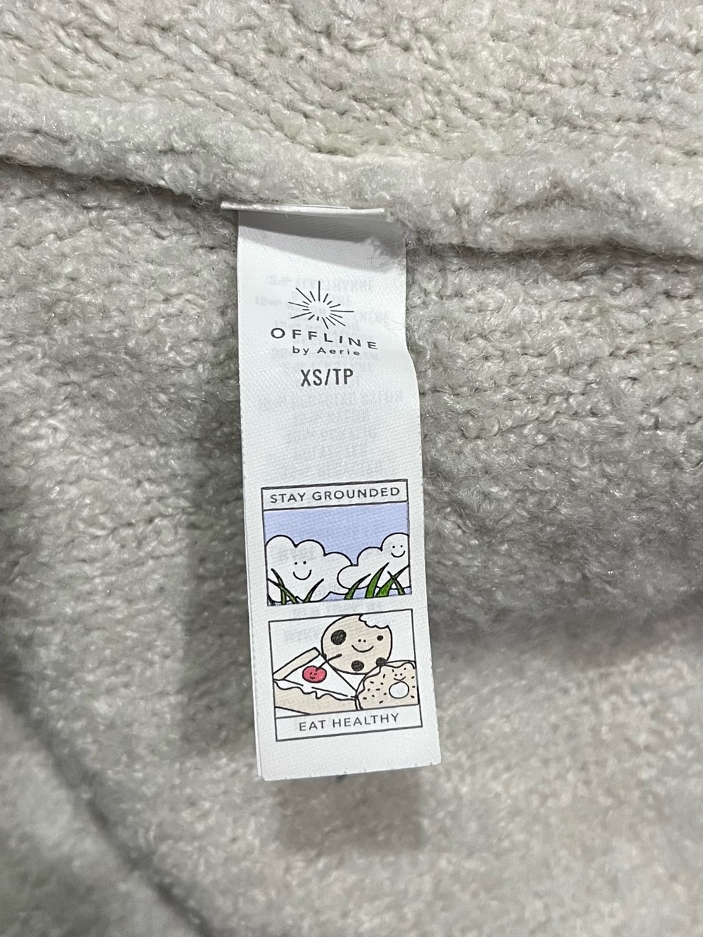 OFFLINE Aerie Cozy Off White Oversized Turtleneck Sweater - Picture 11 of 12